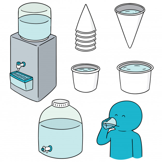 626x626 Vector Set Of Water Cooler Vector Premium Download