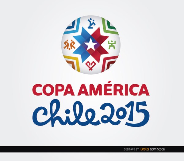 600x527 Copa America 2015 Ball Background Free Vector 123freevectors