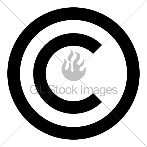 500x500 Copyright Symbol Icon Black Color Illustration Flat Style... Gl