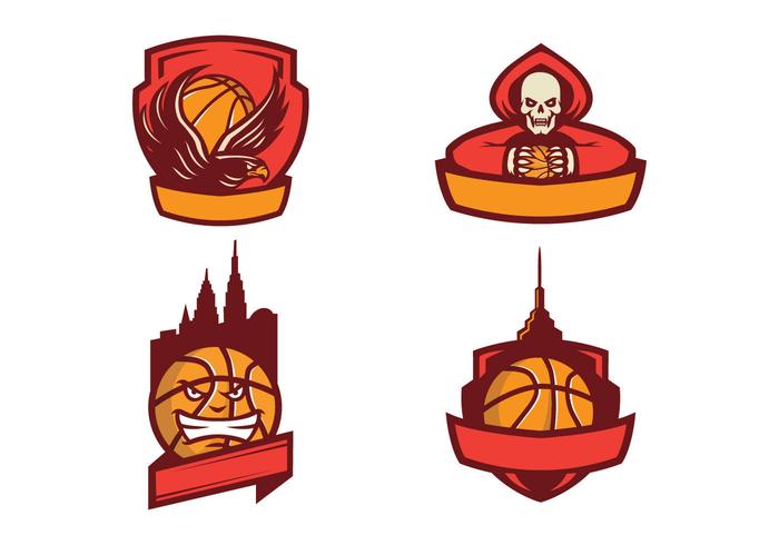 700x490 Free Basketball Logo Vector