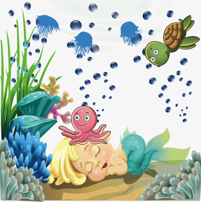 650x653 Vector Coral Reef, Octopus, Reefs, Sea Turtle Png And Vector For