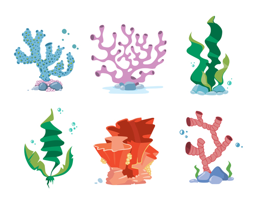 500x400 Page 1 Corals On Curated Vector Illustrations, Stock Royalty Free