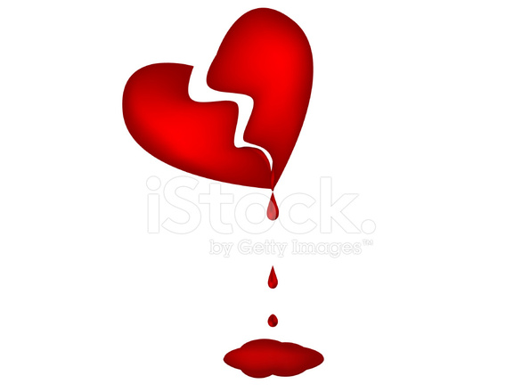 586x440 Vector Sangrienta Roto Stock Vector