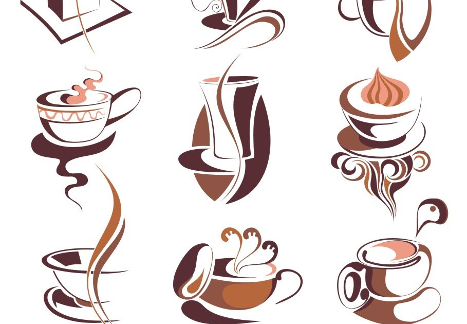 909x630 Corel Draw Free Vector Images Download Coffee Vectors