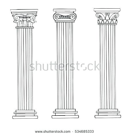 Corinthian Column Vector at GetDrawings | Free download