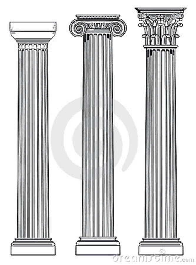 666x900 Doricioniccorinthian Column In 2018 Walls