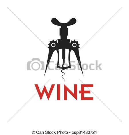 450x470 Corkscrew Vector Design Template.