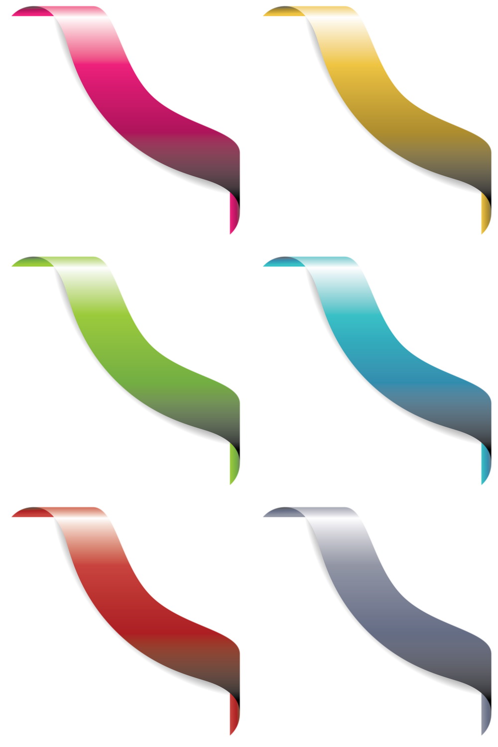 1000x1500 Corner Ribbons 2 Vector Dragonartz Designs (We Moved To