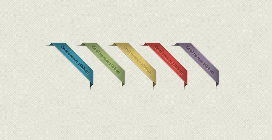 954x492 Corner Ribbons Templates Vector Graphics Ribbon