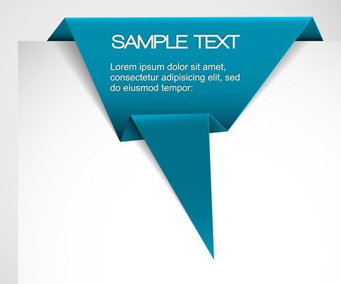 484x403 Free Elegant Vector Corner Ribbons And Labels 03