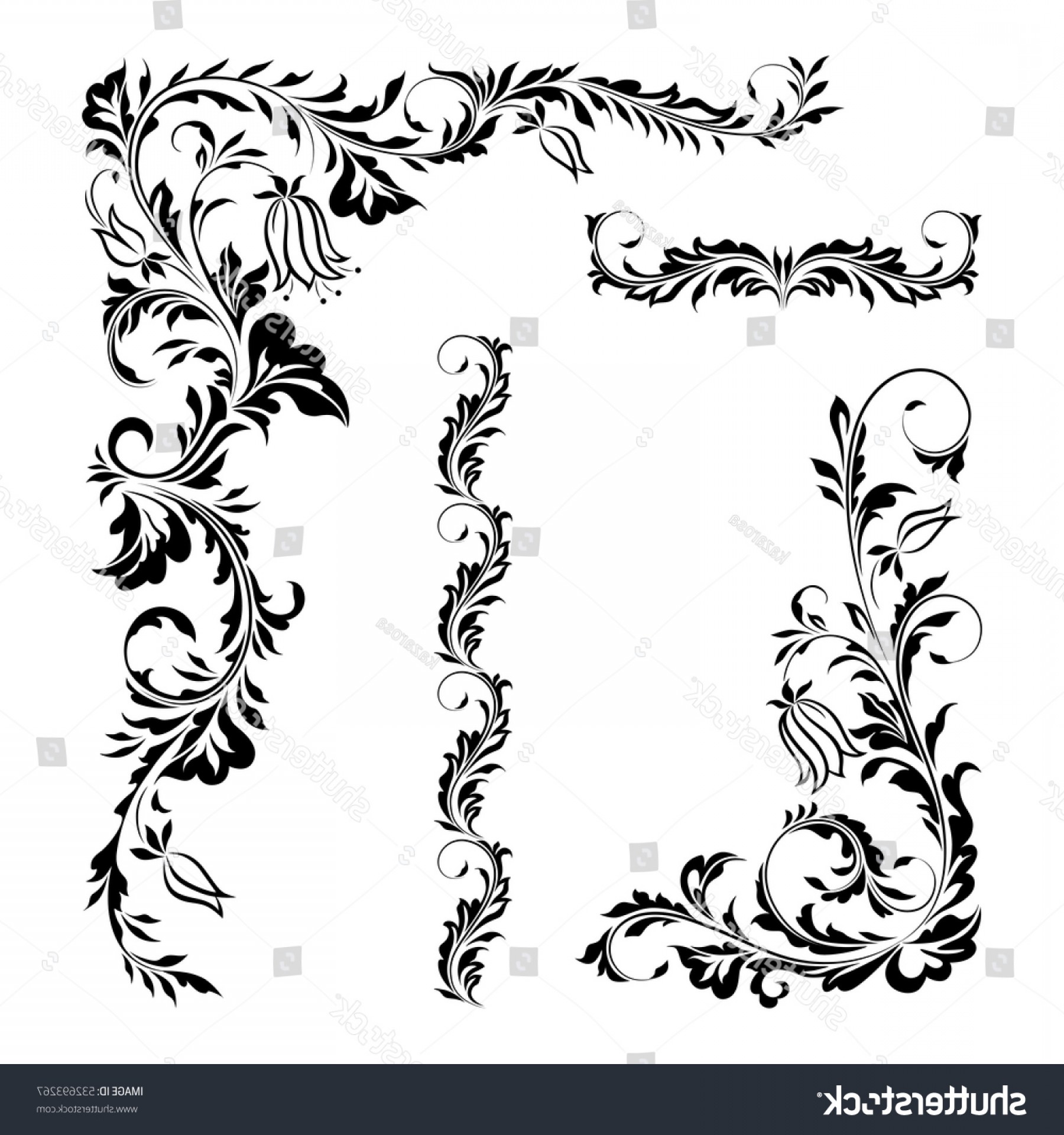 1800x1920 Vector Corner Frame Border Registration Pages Shopatcloth