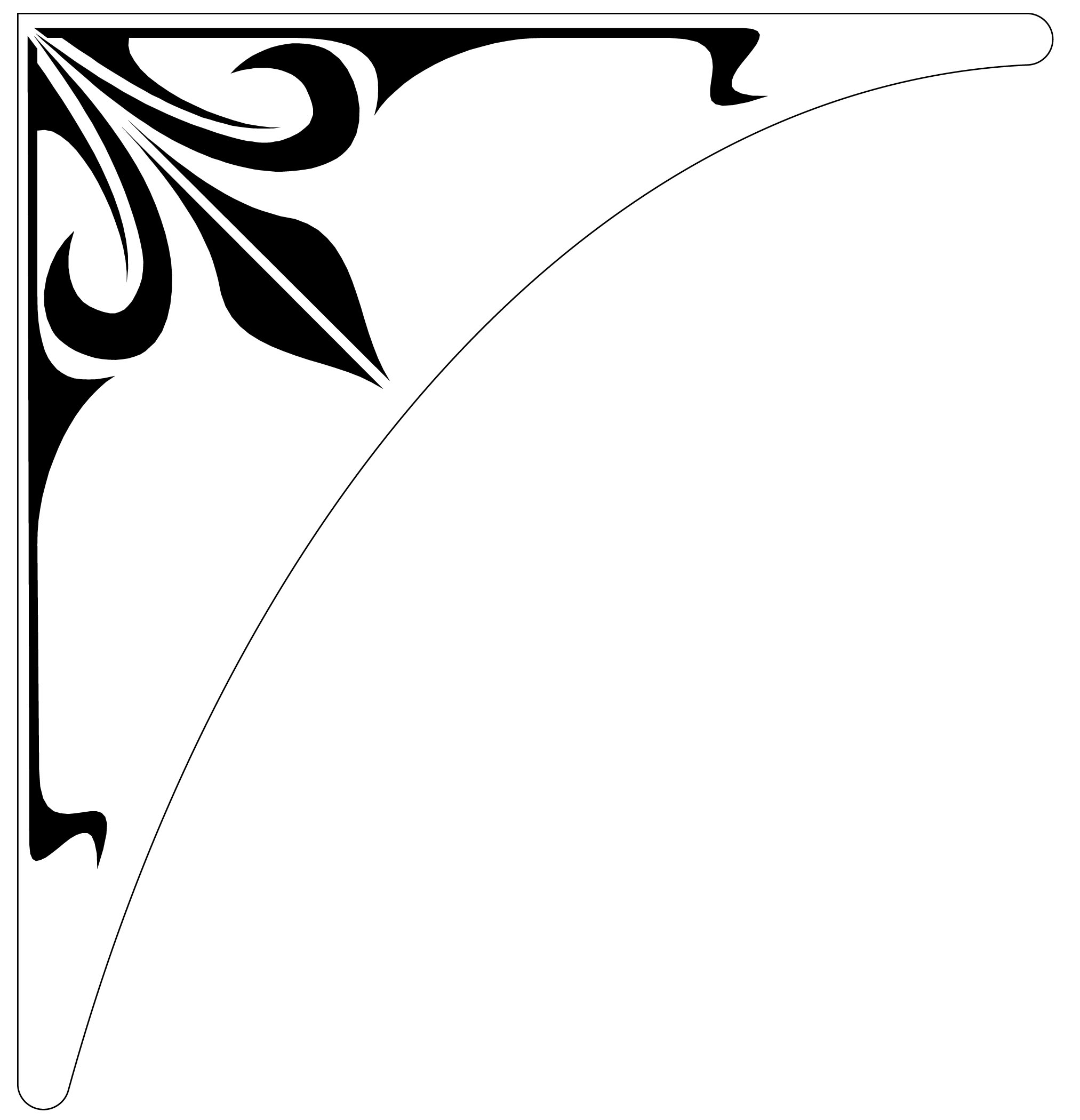 2025x2100 Ornamental Clipart Corner Decoration Free Collection Download