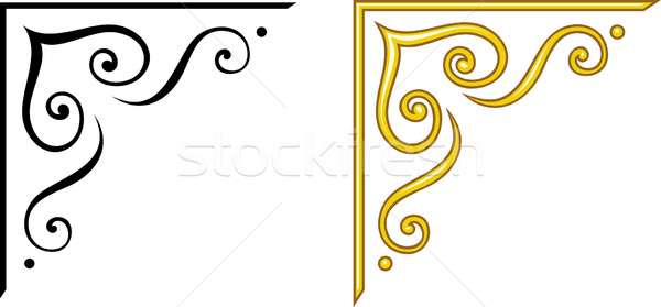 600x279 Vector Corners Vector Illustration Mr Vector ( 533681) Stockfresh