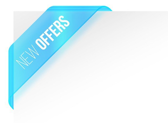 572x419 Free New Offers Corner Ribbon Vector