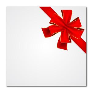 300x300 Red Vector Gift Ribbon