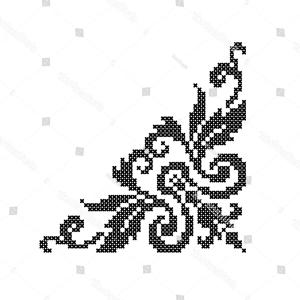 300x300 Photostock Vector Tattoo Cross Corners Vector Art Sohadacouri