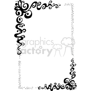 300x300 Royalty Free Corner Scroll Border 133894 Vector Clip Art Image