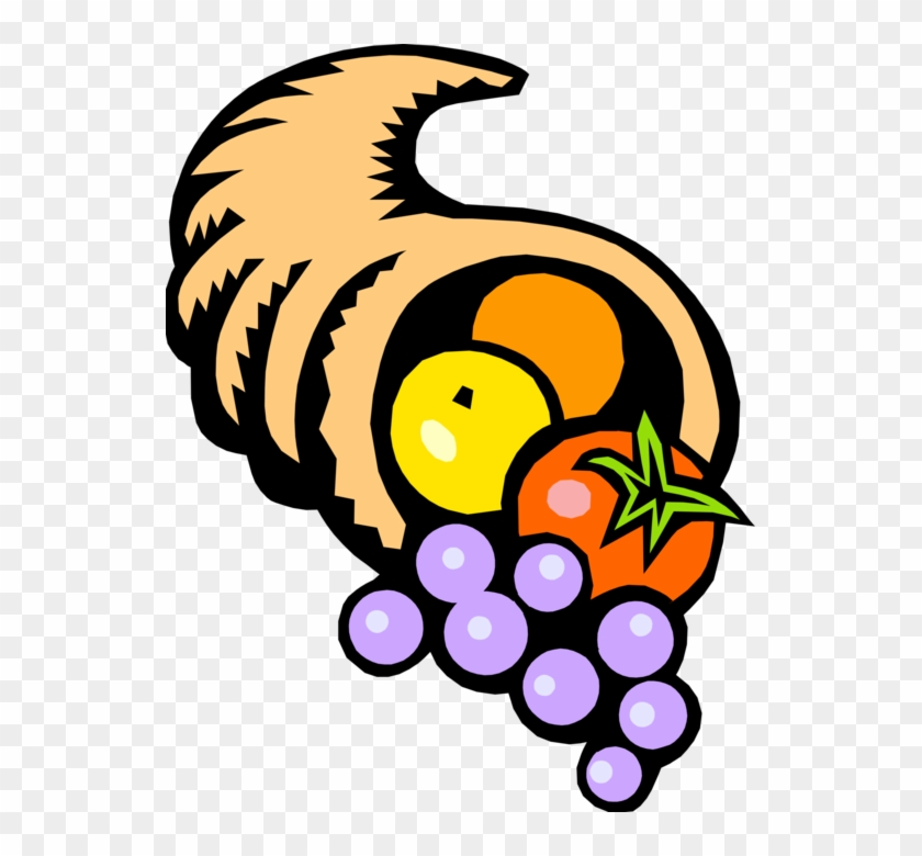 840x780 Vector Illustration Of Cornucopia Horn Of Plenty