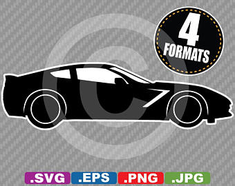 340x270 Corvette Vector Etsy