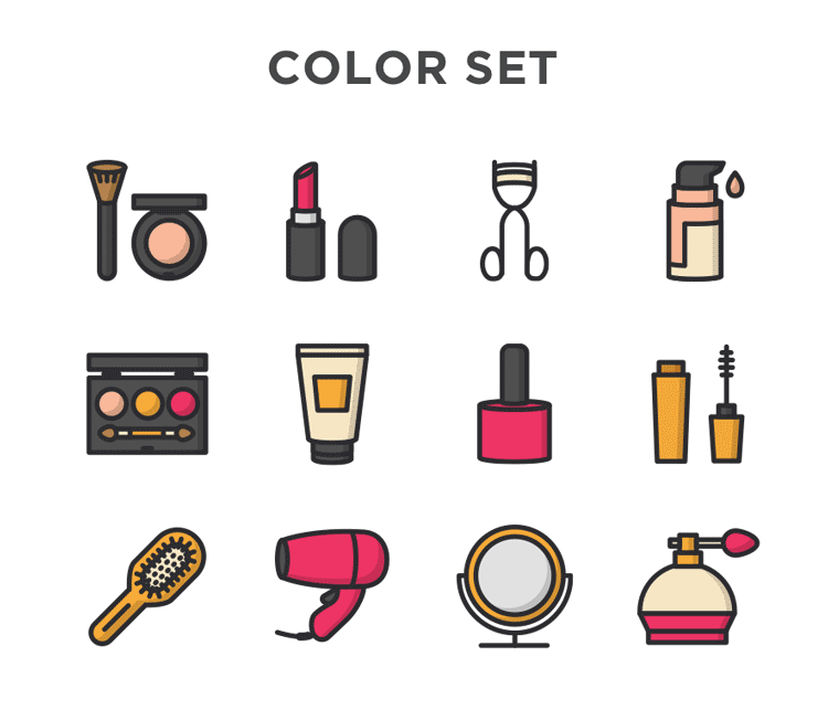 750x652 Free Cosmetic Vector Icons Free Icons Icons And Logos