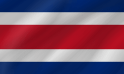 250x150 Costa Rica Flag Vector