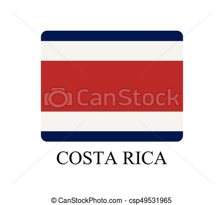 450x413 Costa Rica Flag Clip Art Vector