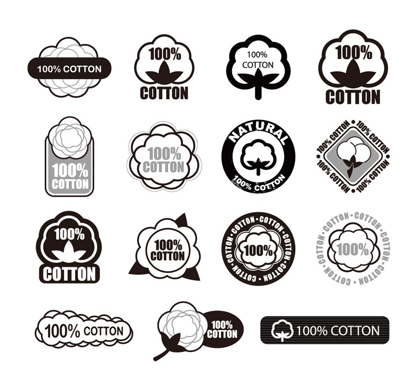 850x768 Cotton Logo Vector Set Free Vector Graphics All Free Web