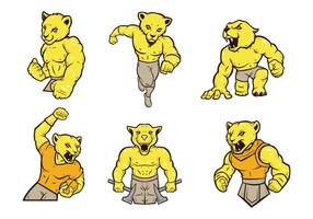 286x200 Cougar Free Vector Art