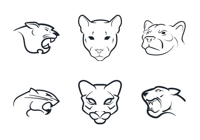 700x490 Free Cougar Mascot Vector Illustration