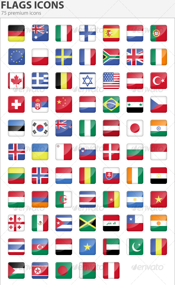 590x961 Ultimate Collection Of National (Country) Flag Icon Sets