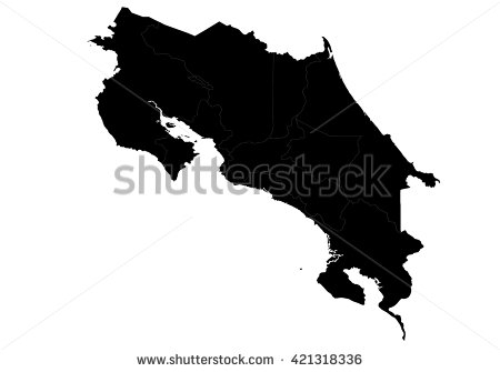 450x335 Costa Rica Country Map Free Vector Map Of Costa Rica Free Vector