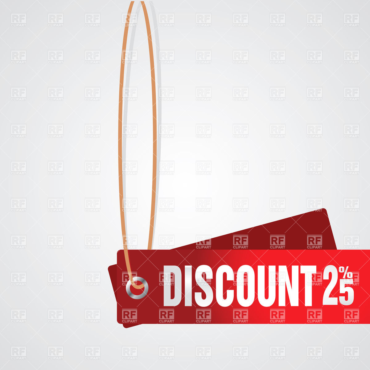 1200x1200 Discount 25% Coupon Vector Image Vector Artwork Of Design