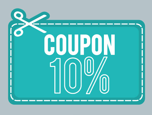 534x403 Free 10% Coupon Vector