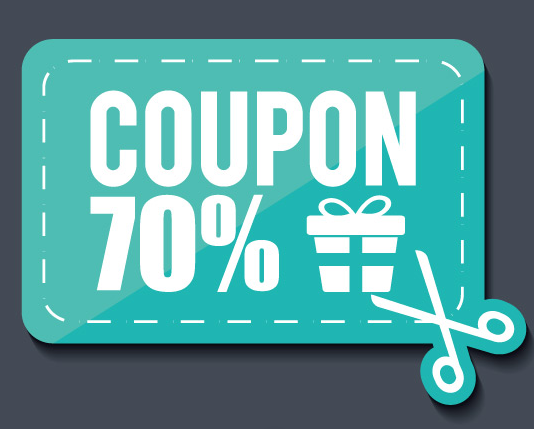 534x429 Free Blue Gift Coupon Vector Free Webgraphic Design Resources