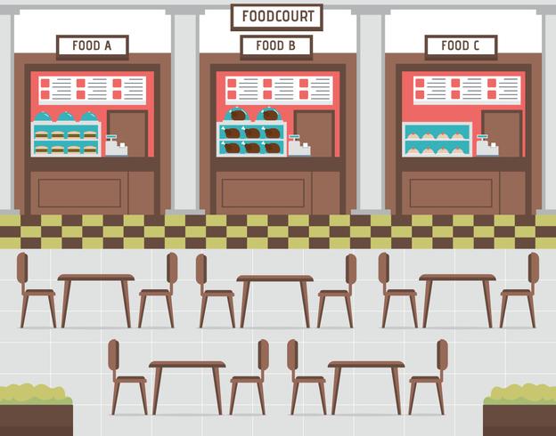 624x490 Food Court Vector
