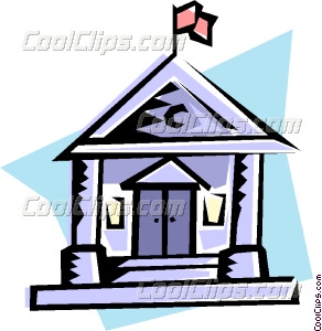 292x300 Courthouse Vector Clip Art