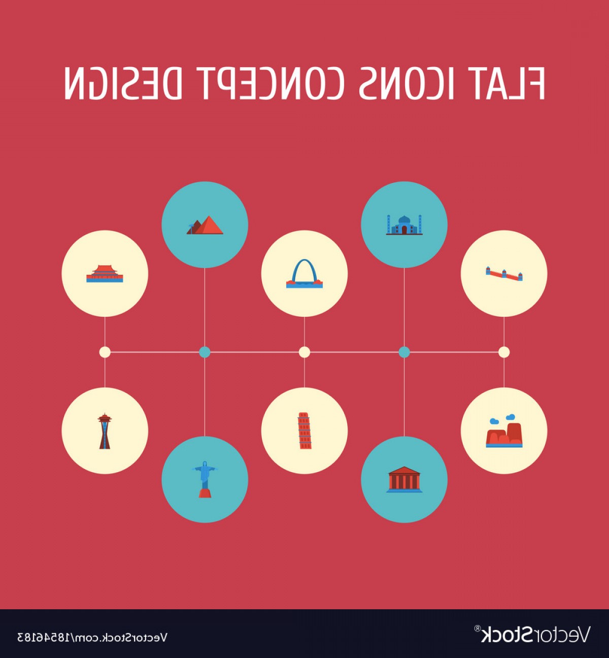 1200x1296 Flat Icons China Courthouse Great Pyramid And Vector Shopatcloth