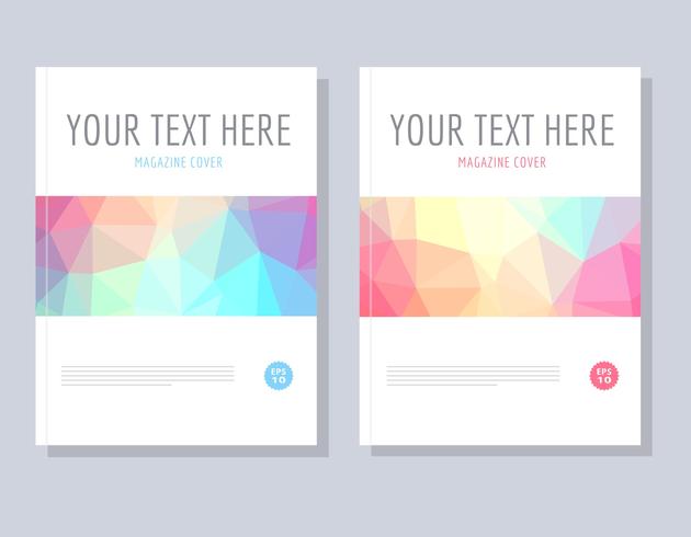 630x490 Abstract Magazine Cover Vector