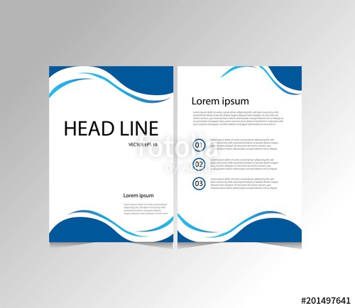 500x434 Abstract Vector Modern Business Flyers, Brochure , Magazine With