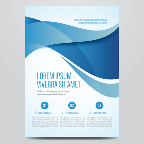 500x500 Blue Style Corporate Brochure Cover Design Vector 04 Free Download