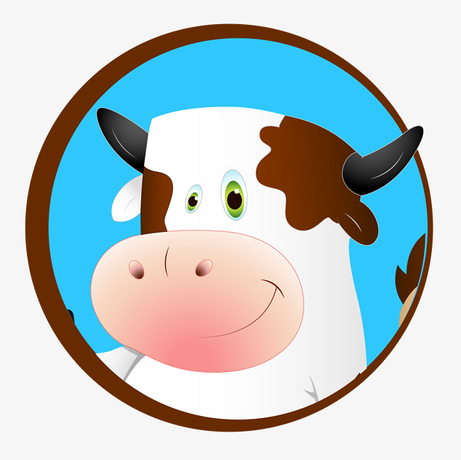 650x648 Cute Cow Head, Cow Vector, Head Vector, Hand Painted Cartoon Png