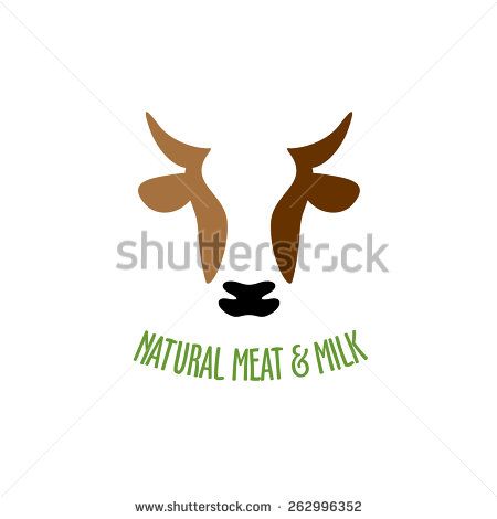 450x470 Cow Head Silhouette Vector Logo Icon Icon Sets 2304
