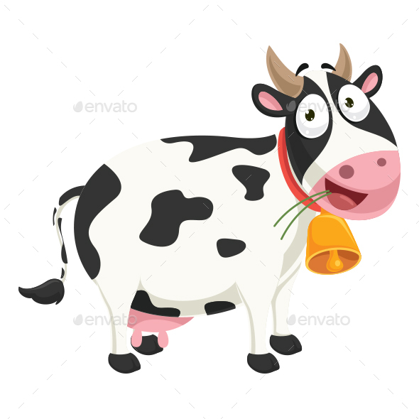 590x590 Cow Vector Illustration By Yusufdemirci Graphicriver