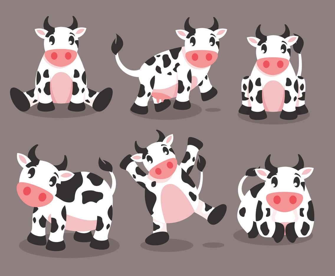 1136x936 Cartoon Cow Vector Vector Art Amp Graphics