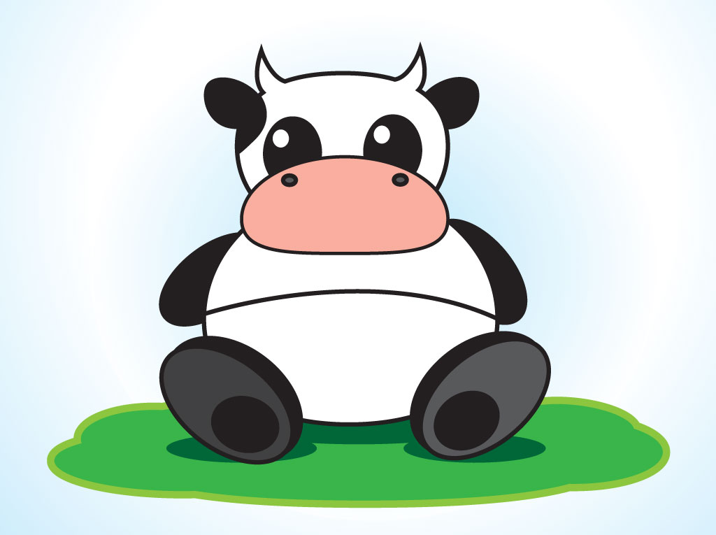 1024x765 Cow Cartoon Character Vector Art Amp Graphics