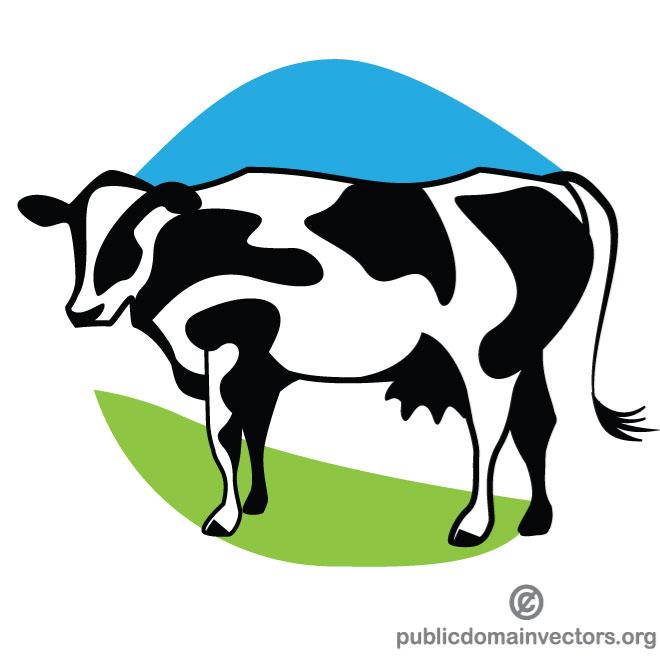 660x660 Cow Vector Art