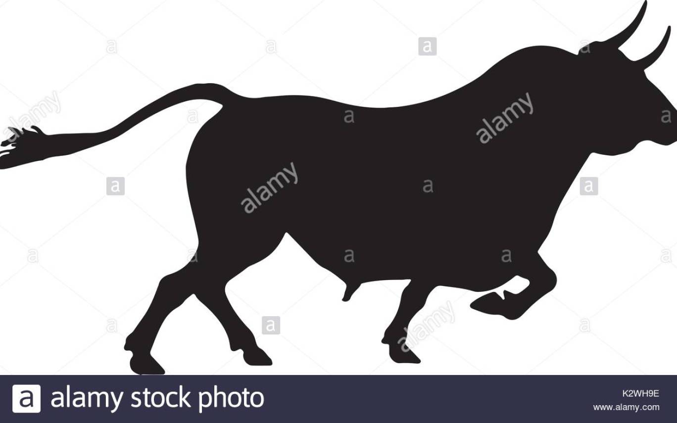 1368x855 Bull Silhouette Vector Hot Trending Now