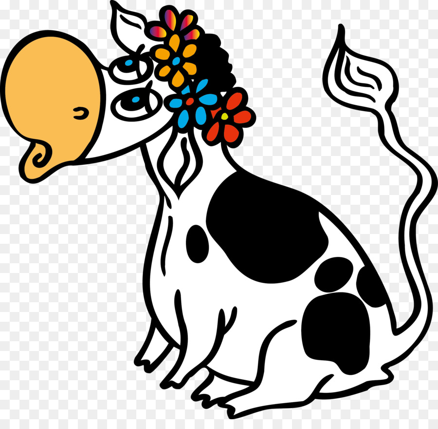 900x880 Cattle Cartoon Drawing Coloring Book Clip Art