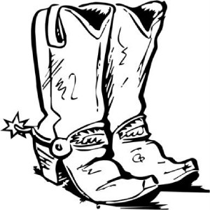 300x300 Cowboy Boot Freewboy Clip Art Vector 2