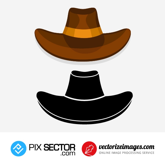 560x560 Cowboy Hat Free Vector